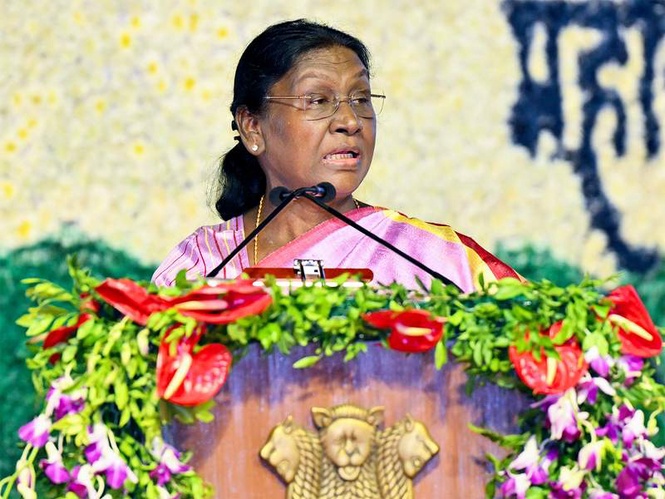 Image from: "Buddha inspires us to tread on the path of peace, tolerance and mutual harmony,": President Droupadi Murmu