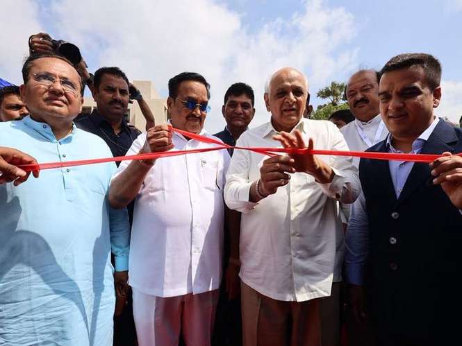 Image from: Gujarat CM Bhupendra Patel inaugurates Vibrant Gujarat Regional Exhibition in Surat