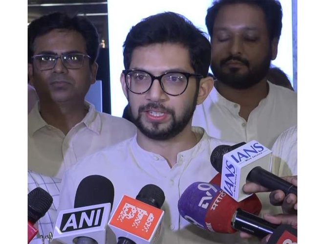 Image from: "It should be shown at Lal Qila": Aaditya Thackeray on 'Raja Shivaji' movie