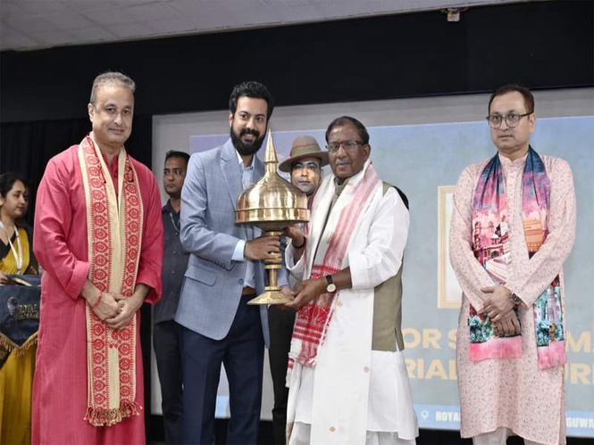 Image from: Assam Governor inaugurates Sarat Mahanta Memorial lecture in Guwahati