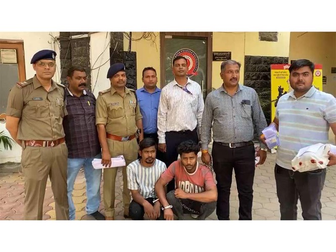 Image from: Madhya Pradesh: Indore Police bust brown sugar racket worth Rs 1.29 crore, 2 arrested