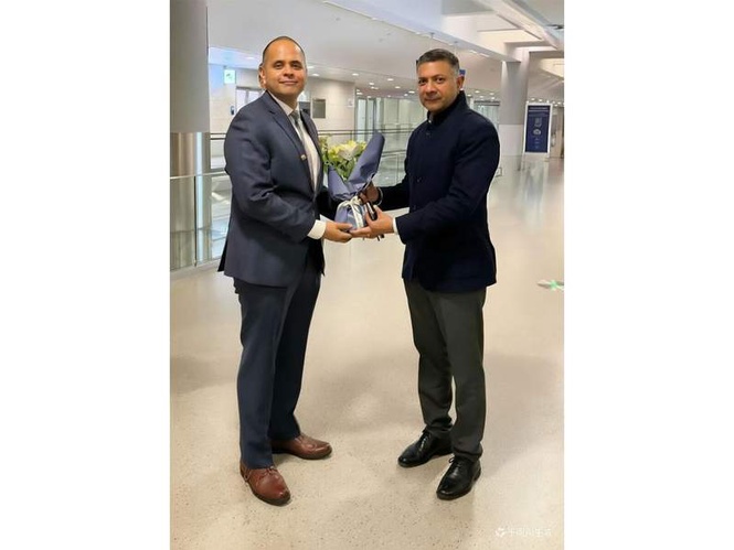 Image from: India's Ambassador to China-designate Vikram Doraiswami arrives in China