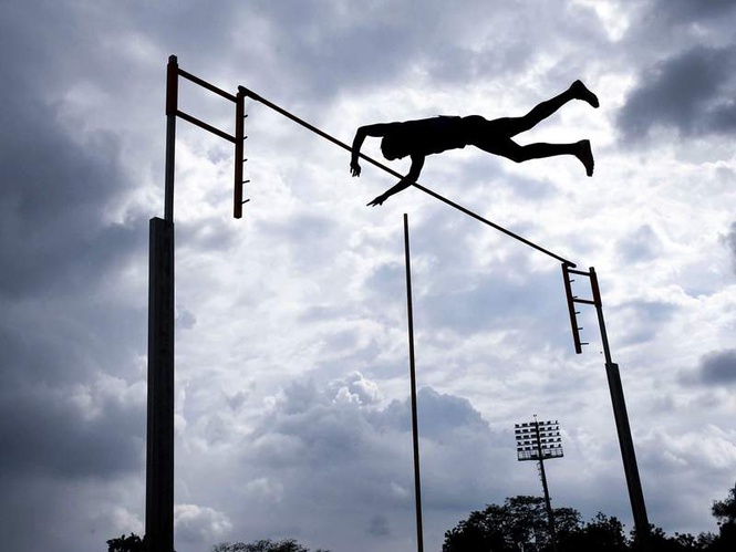 Image from: Kuldeep Kumar breaks national record to win pole vault event in Bhubaneswar