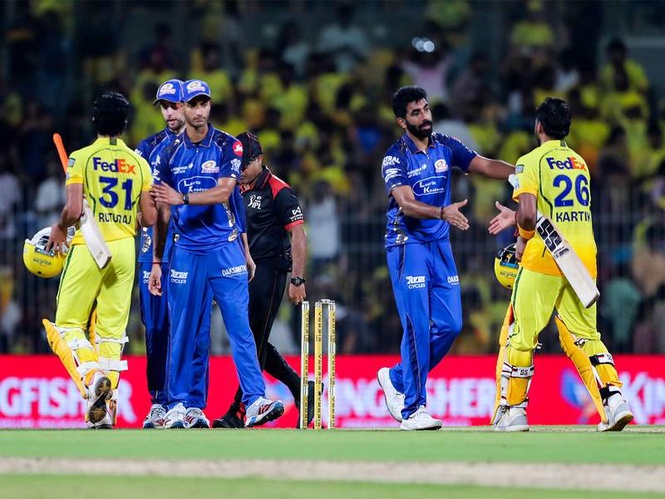 Image from: "Truly proud milestone": NCP (SP) MLA Rohit Pawar hails MCA players in CSK vs MI IPL 2026 match