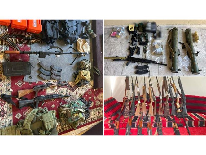 Image from: Israel recovers Hezbollah weapons intended for 'terror activity'