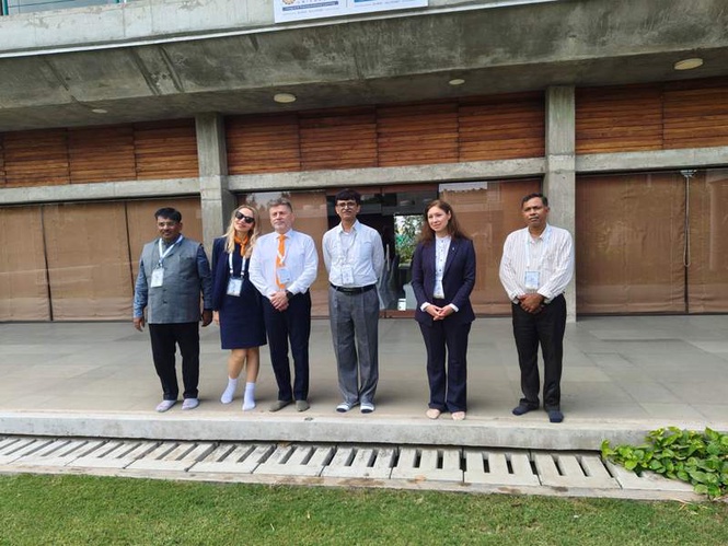 Image from: VGRC South Gujarat 2026: Delegates from Ukrainian Embassy participate in meditation session in Surat