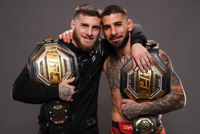 Image from: Ilia Topuria’s brother points out Justin Gaethje weakness in new training footage