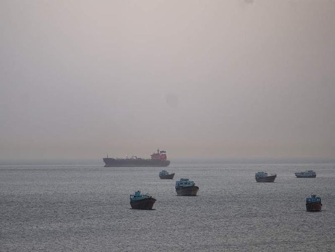 Image from: UKMTO reports ship being hit in UAE as Trump vows to 'free up' ships from Strait of Hormuz