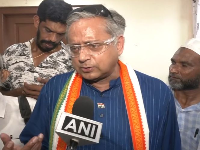 Image from: "Greater than we had expected": Shashi Tharoor hails UDF surge in Keralam