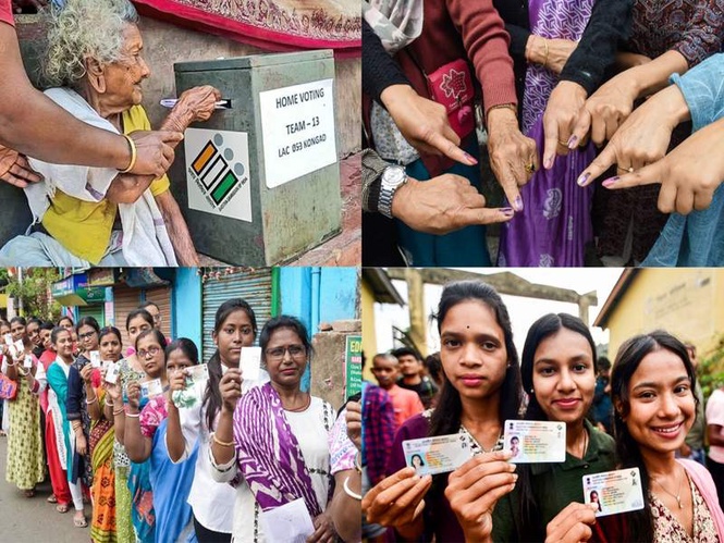 Image from: BJP on course to make history in Bengal, poised to retain Assam; Vijay rewrites script in Tamil Nadu, UDF set to win Keralam