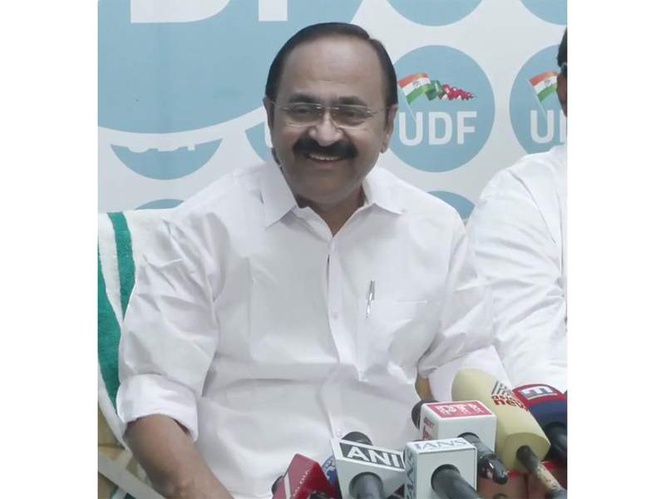 Image from: "I kept promise to bring UDF in power": VD Satheesan as Congress-led alliance set to sweep Keralam