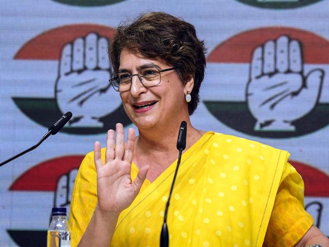 Image from: "We will strive to fulfill our commitments with honesty and humility": Priyanka Gandhi lauds UDF victory in Keralam