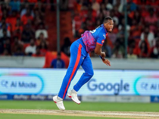 Image from: "Lungi Ngidi is fit": DC bowling coach Munaf Patel ahead of clash against CSK in New Delhi