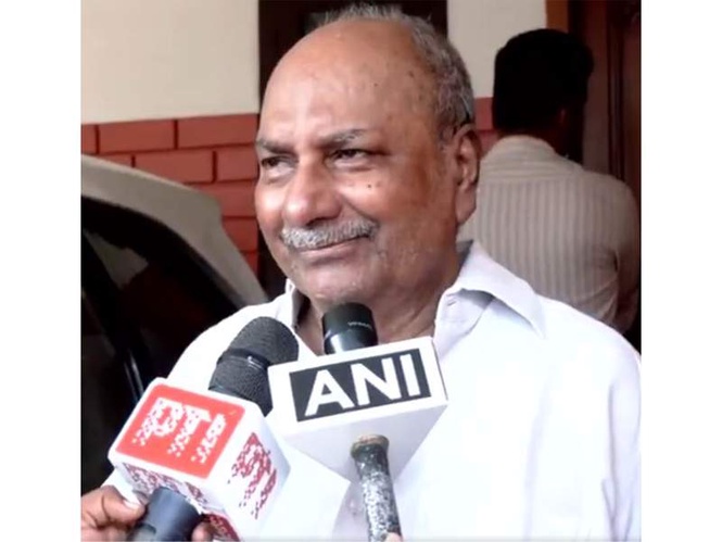 Image from: "Third term for LDF would have been a disaster": AK Antony hails UDF's victory in Keralam