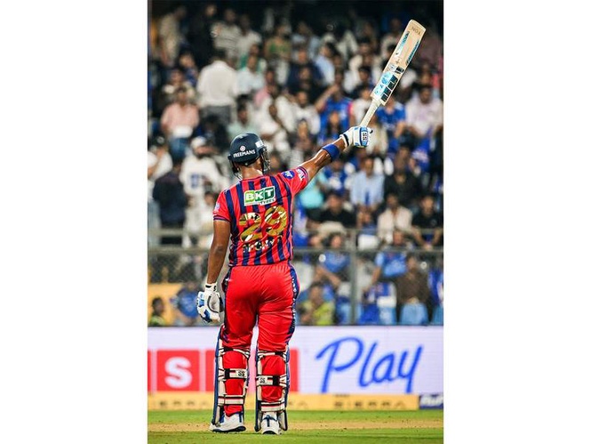 Image from: IPL 2026: Pooran smashes 2nd highest fifty for LSG; breaks run of poor form