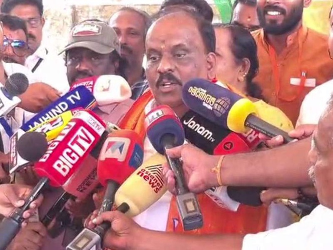 Image from: "Dedicated efforts of workers, Sangh Parivar": BB Gopakumar on Chathannoor Assembly victory in Keralam