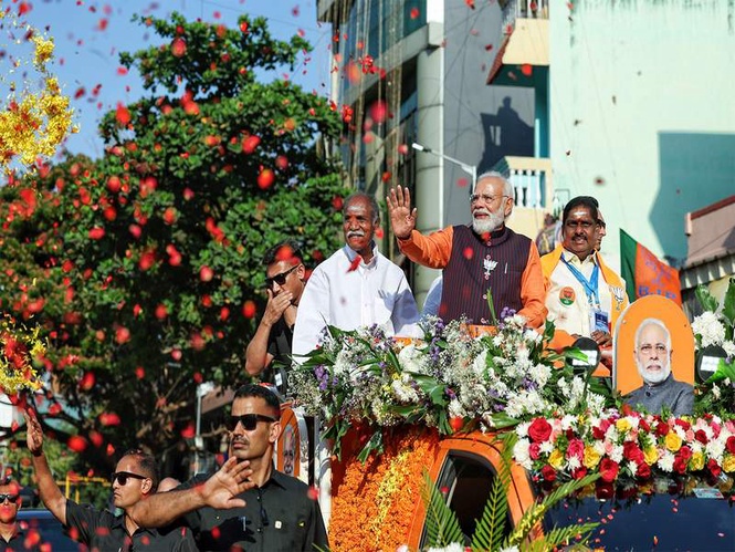 Image from: People's blessings to NDA in Puducherry polls will add momentum to good governance efforts: PM Modi