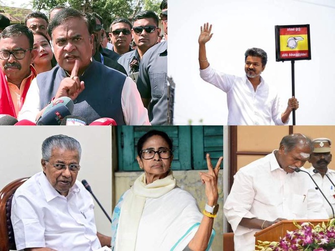 Image from: BJP makes history in Bengal, takes NDA to hat-trick victory in Assam;  Vijay makes blockbuster debut in Tamil Nadu as UDF storms back in Kerala