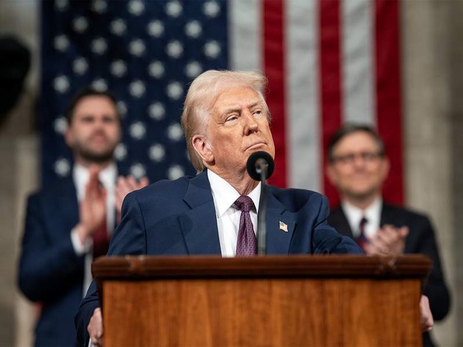 Image from: "When I get out of office in 8-9 years from now...": Trump jokes about two more terms in White House