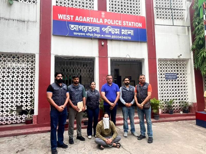 Image from: Mohali Kabaddi Promoter murder accused arrested in Agartala