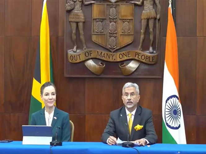 Image from: "Reliable partners": EAM Jaishankar reviews India-Jamaica ties, affirms support for post-disaster recovery