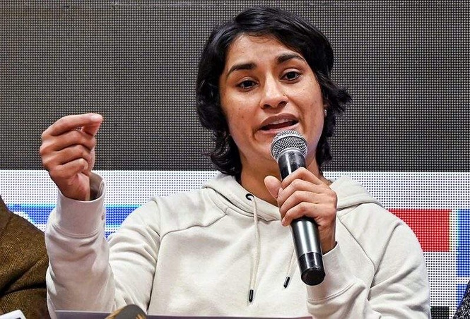 Image from: Days after molestation claim, wrestler Vinesh ticked off for missed doping test