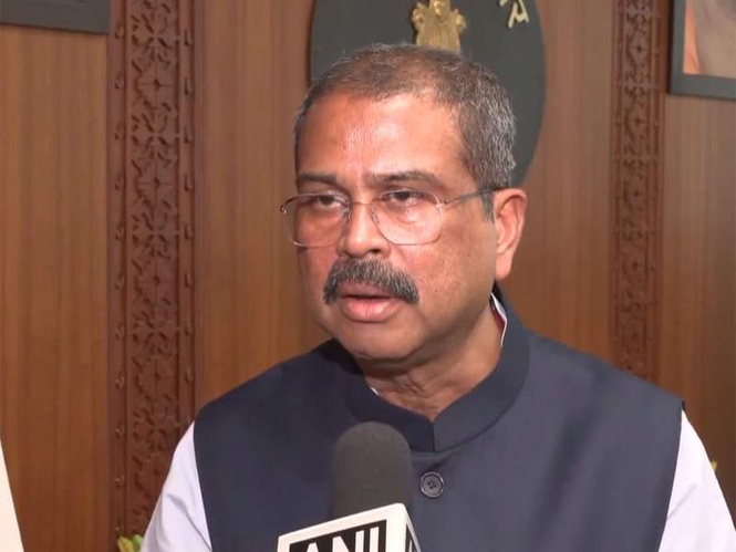 Image from: "Democracy in Bengal being held at gunpoint": Union Minister Dharmendra Pradhan slams Mamata Banerjee for refusing to resign after defeat