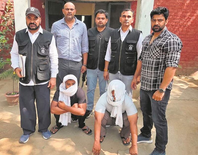 Image from: Two in police net for killing former NSG commando in Gurugram