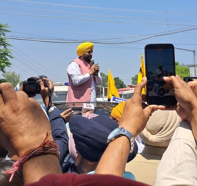 Image from: AAP launches ‘Shukrana Yatra’ from Anandpur Sahib to highlight newly passed anti-sacrilege law