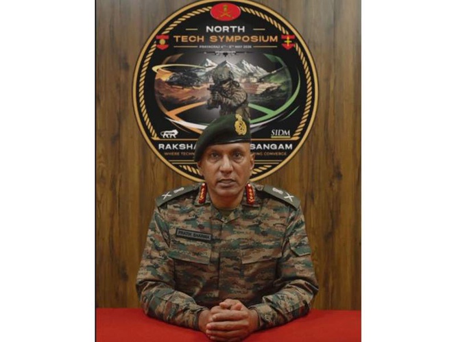 Image from: 'Raksha Triveni Sangam': North Tech Symposium to boost India's self-reliance in defence, says Lt Gen Pratik Sharma