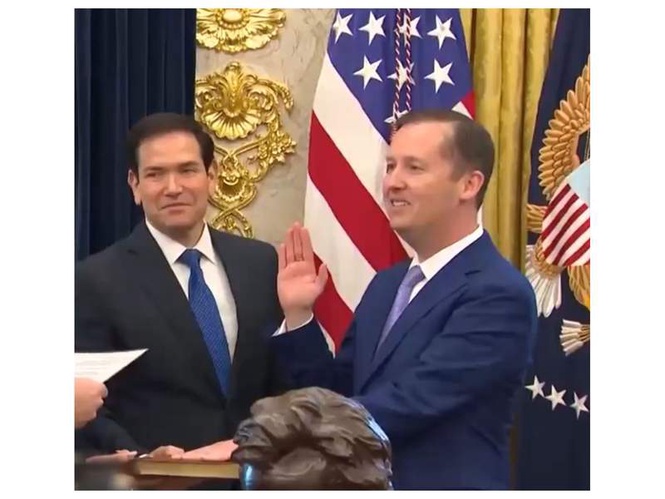 Image from: "Excited to build even stronger ties": US envoy Sergio Gor hails India partnership ahead of Marco Rubio's visit