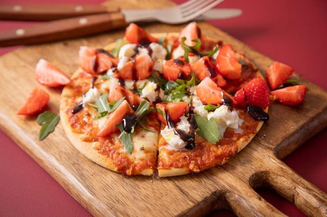 Image from: Add strawberries for a fresh new take on pizza, salsa or soup