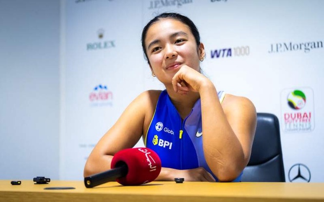 Image from: What Alex Eala said to her coaching team during her first-round win in Rome