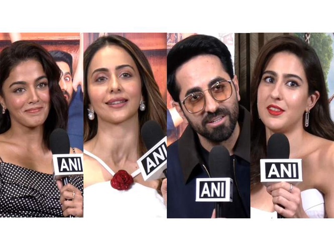 Image from: "Thande Thande Paani Mei song convinced me": Ayushmann Khurrana on signing 'Pati Patni Aur Woh Do'; actors tease confusion, humour