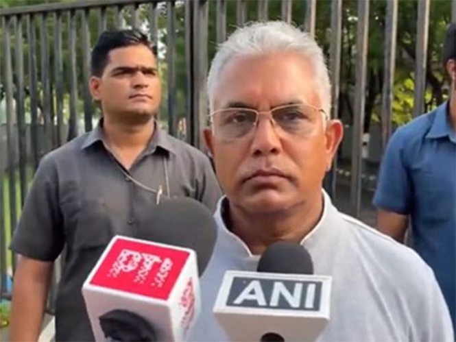 Image from: "Incidents that are happening must stop": BJP's Dilip Ghosh on Suvendu Adhikari's aide killing
