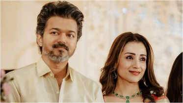 Image from: Trisha Krishnan, who once said ‘I want be CM’, likely to join Vijay’s TVK after Tamil Nadu poll win; watch viral video