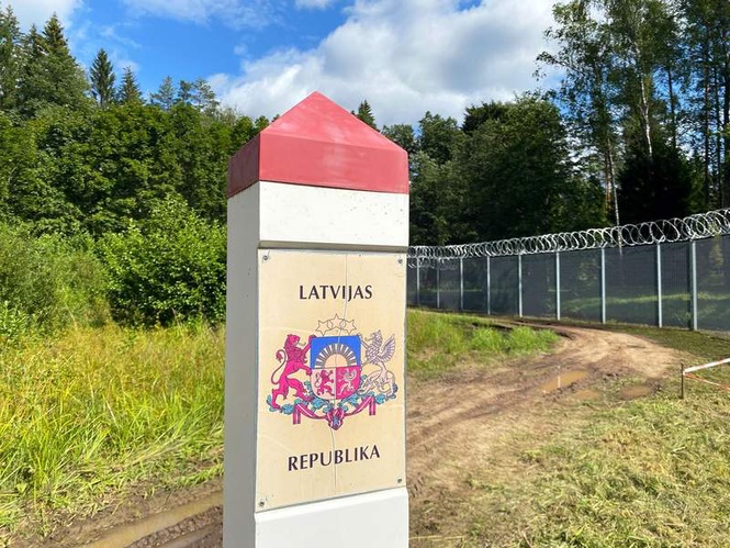 Image from: Drones crash in Latvia near Russian border