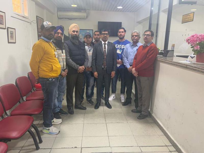 Image from: Indian Embassy in Lebanon facilitates return of 5 Indians from Gulf