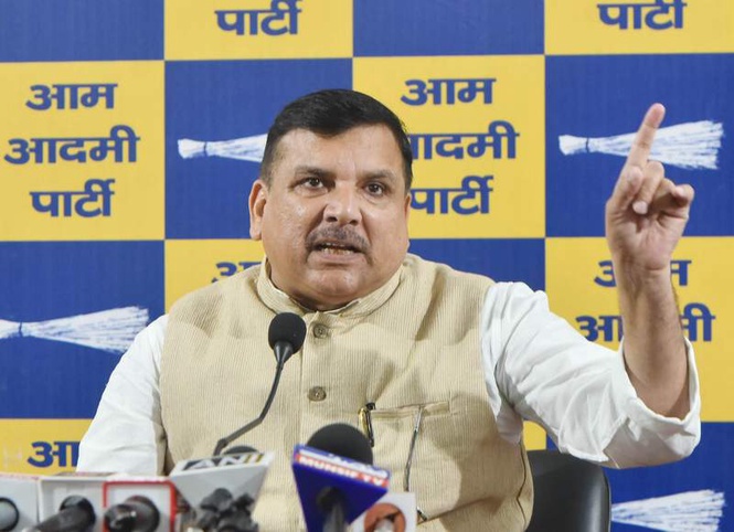 Image from: Blasts in Amritsar, Jalandhar part of BJP’s ‘Mission Punjab’: AAP MP Sanjay Singh