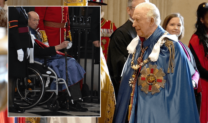 Image from: King joins forces with Duke of Kent, 90, at St Paul's Cathedral