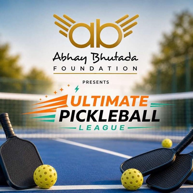 Image from: Abhay Bhutada Foundation Extends Support Towards Ultimate Pickleball League