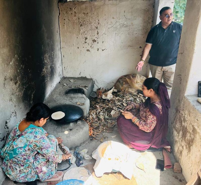 Image from: Food commission member conducts surprise checks in Kapurthala villages