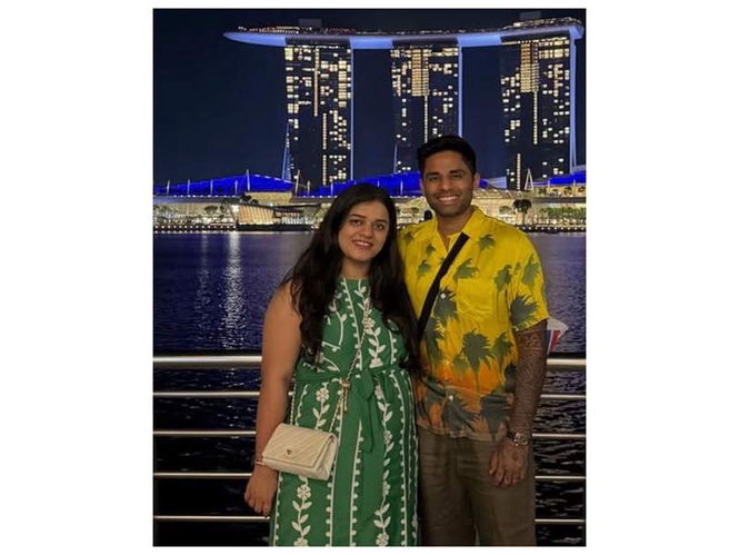 Image from: Surya Kumar Yadav, wife Devisha blessed with baby girl