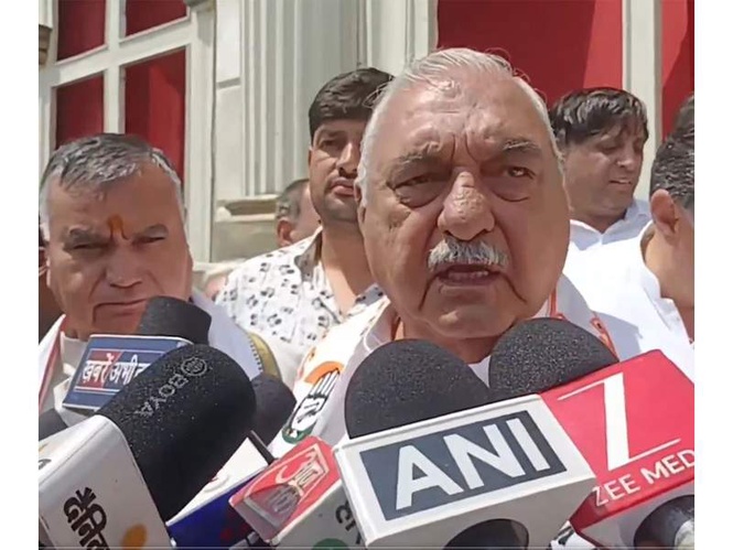 Image from: "People's inclination lies with Congress": Bhupinder Singh Hooda ahead of Haryana local body polls