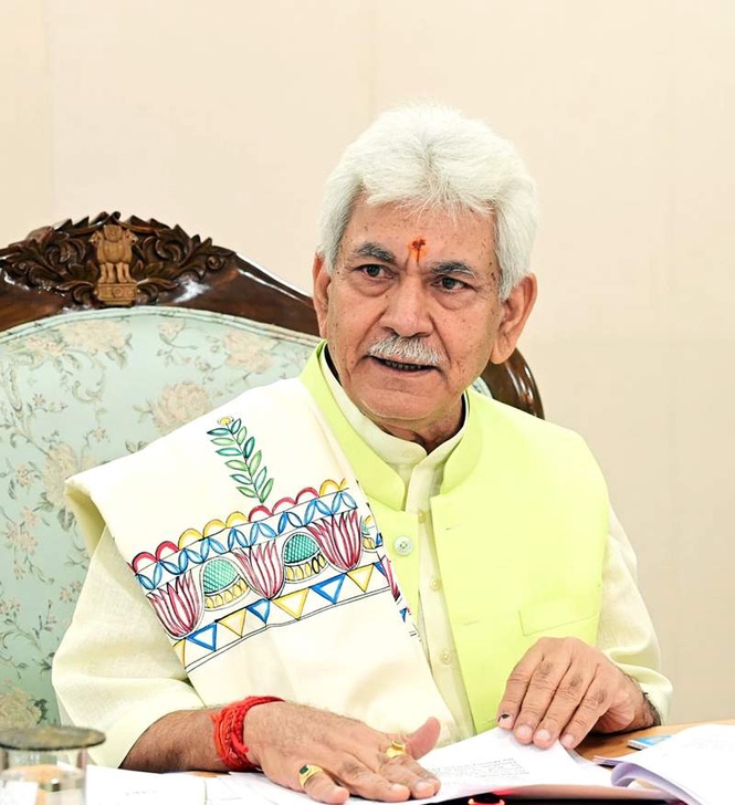 Image from: L-G Sinha pays tribute to armed forces on Op Sindoor anniversary