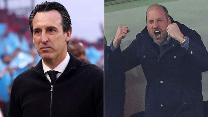 Image from: Aston Villa boss makes Prince William revelation after club reaches Europa League final