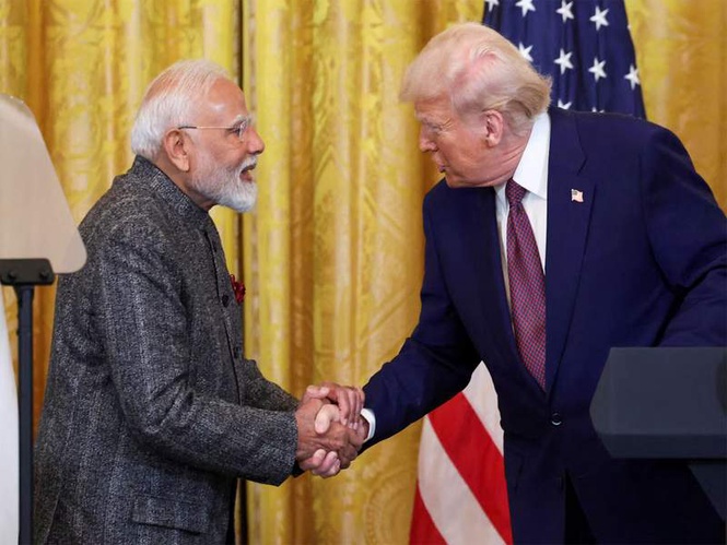Image from: Trump hails PM Modi’s “historic” Bengal win, says India “lucky to have him as its leader”