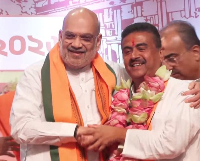 Image from: Suvendu Adhikari elected BJP legislature party leader in Bengal, set to become CM