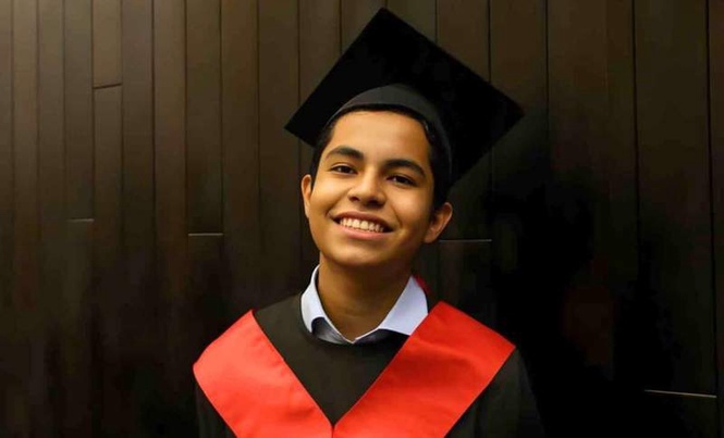 Image from: Told He Had a Disorder at School. By 13 He Held a Molecular Biology Degree. Now at 15, He Engineers Enzymes That Eat Plastic