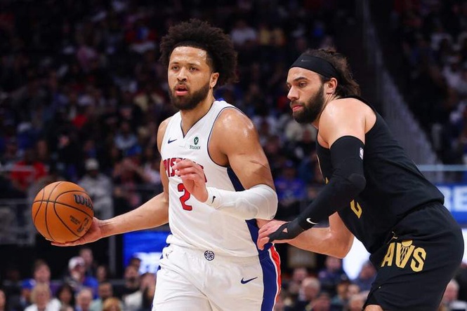 Image from: Cade Cunningham ties Pistons legend Isiah Thomas with incredible playoff feat